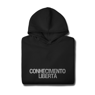 Nome do produto Moletom Unissex - CONHECIMENTO LIBERTA