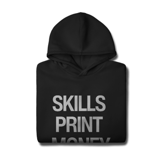 Nome do produto Moletom - SKILLS PRINT MONEY 