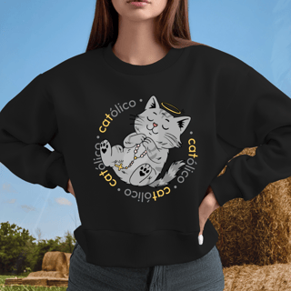 Moletom Gato Católico | Catmosfera