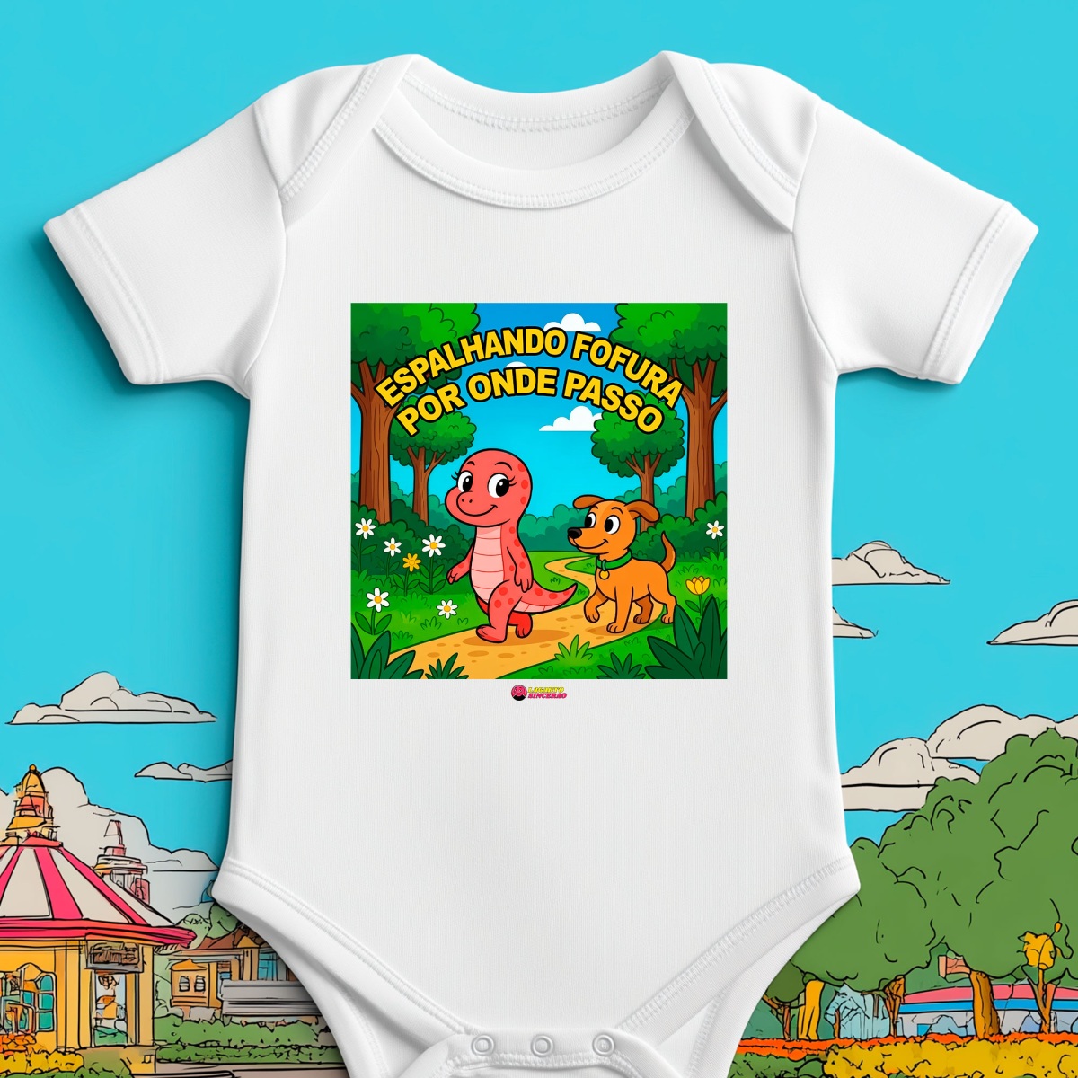Nome do produto: Body Infantil - Espalhando Fofura