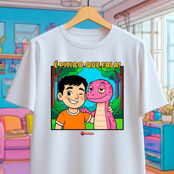 Camiseta - É Pitico que fala