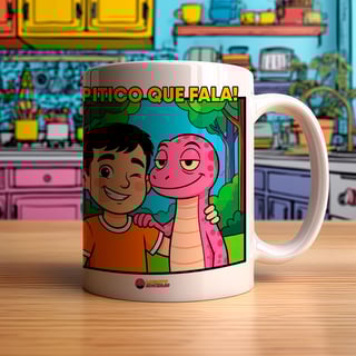 Nome do produto Caneca - É Pitico que fala