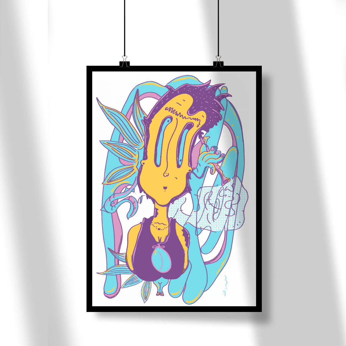 Nome do produto: Frida Frita - Poster