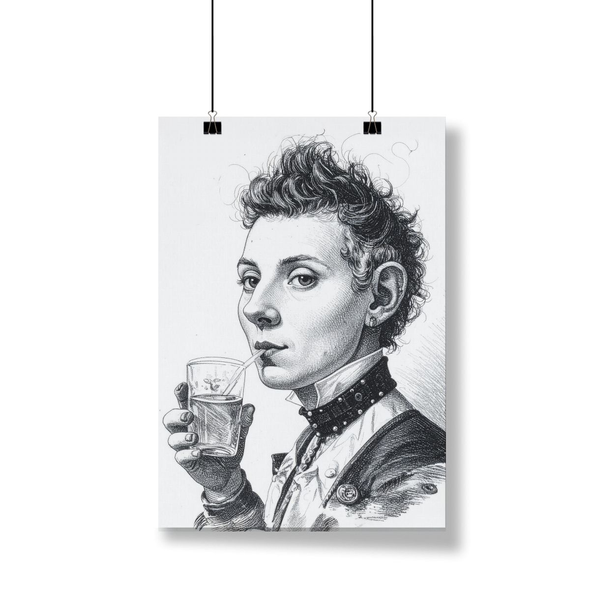 Nome do produto: Woman Drink  - Poster