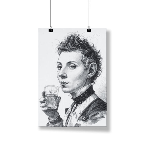 Woman Drink  - Poster