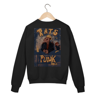 Nome do produto Rats Punk Rock - Moletom Quality