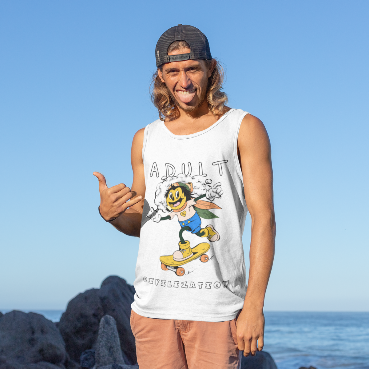 Nome do produto: Regata Masculina - ADULT - LIVRE POR AI