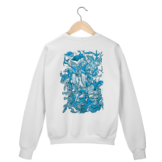Nome do produto Aramado Azul- Moletom Fechado