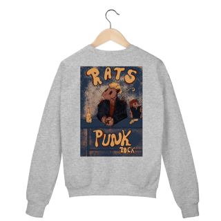 Nome do produto Rats Punk Rock - Moletom Quality