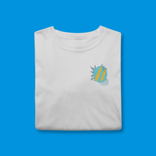 Nome do produto T-shirt - Frida Frita - Amarelo