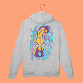 Nome do produto Moletom Prime Canguru- Frida Frita - Amarelo