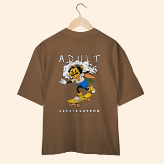 Camiseta Oversized - ADULT - LIVRE POR AI