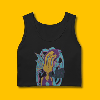 Nome do produto Regata Masculina - Frida Frita - Amarelo