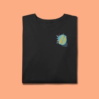 Nome do produto T Shirt Plus Size - Frida Frita - Amarelo