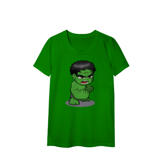 Camisa Baby Long Classic Hulk Esmaga