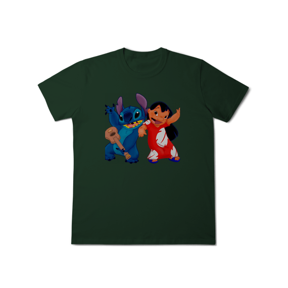 Camisa T-Shirt Classic Lilo e stitch Music