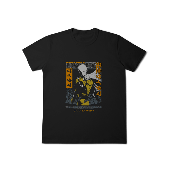 Camisa T-Shirt Classic O Poderoso Saitama One Punch Man