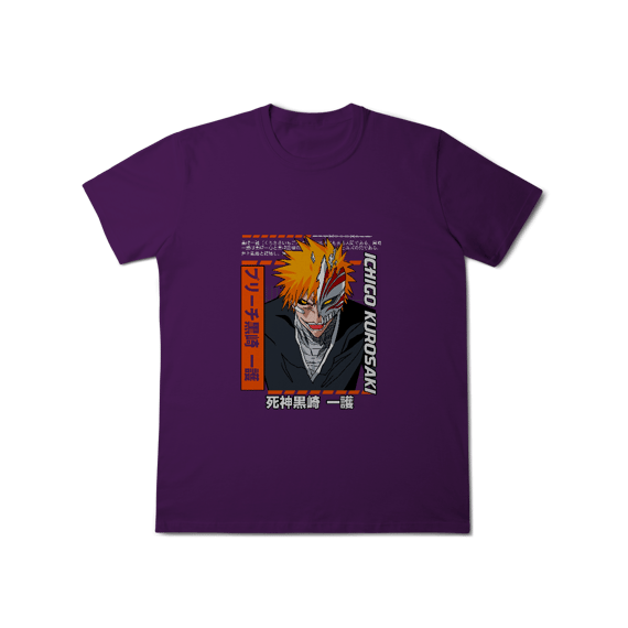 Camisa T-Shirt Classic Ichigo Kurosaki Imortal Bleach