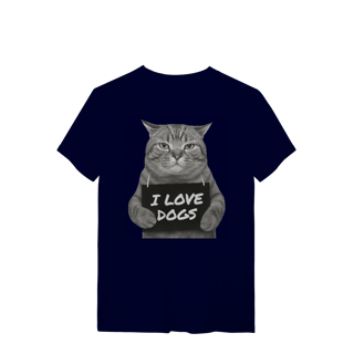 Nome do produto Camisa T-Shirt Quality I Love Dogs