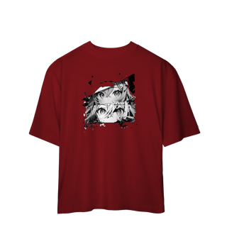 Nome do produto Camisa Oversized Rostos Anime