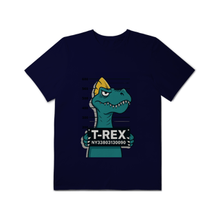 Nome do produto Camisa T-Shirt Plus Size T-Rex Fora da Lei 