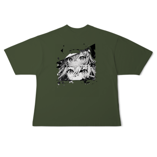 Nome do produto Camisa Oversized Rostos Anime