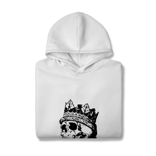 Nome do produto Casaco Moletom Quality Canguru Caveira Rei