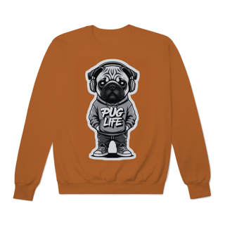 Nome do produto Moletom Quality Fechado Pug Life