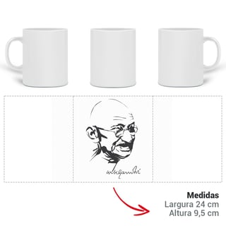 Nome do produto Caneca Mágica Mahatma Gandhi