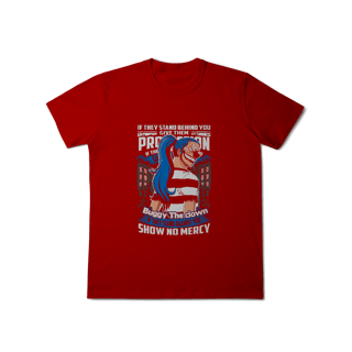 Nome do produto Camisa T-Shirt Classic Buggy One Piece – O Carisma Caótico do Palhaço Pirata