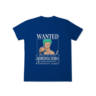 Nome do produto Camisa T-Shirt Classic Wanted Roronoa Zoro