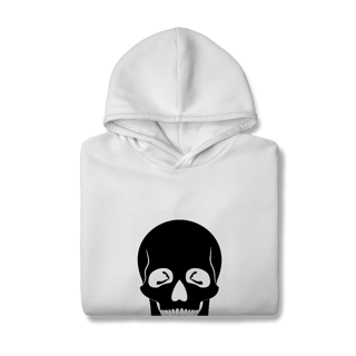 Nome do produto Casaco Moletom Quality Canguru Caveira Preta