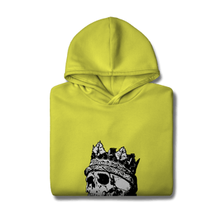 Nome do produto Casaco Moletom Quality Canguru Caveira Rei