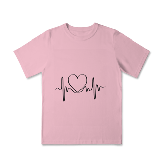 Nome do produto Camisa Classic Infantil Coração Sound