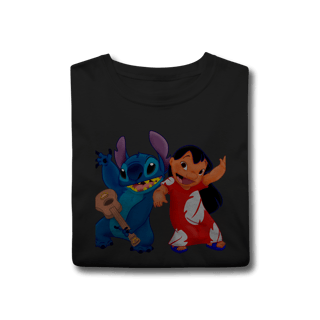 Nome do produto Camisa T-Shirt Classic Lilo e stitch Music