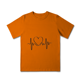 Nome do produto Camisa Classic Infantil Coração Sound