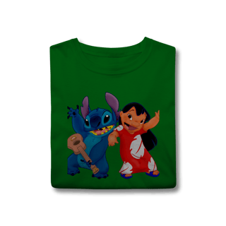 Nome do produto Camisa T-Shirt Classic Lilo e stitch Music