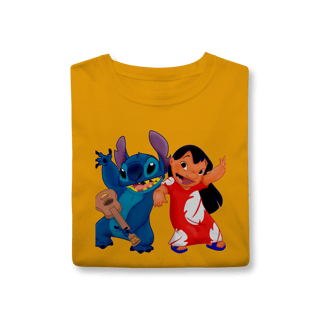 Nome do produto Camisa T-Shirt Classic Lilo e stitch Music
