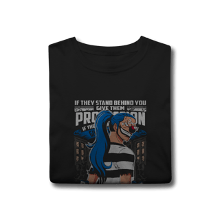 Nome do produto Camisa T-Shirt Classic Buggy One Piece – O Carisma Caótico do Palhaço Pirata