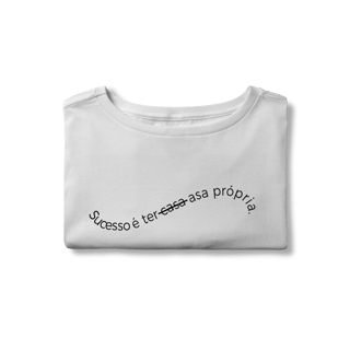 Nome do produto Cropped Sucesso é ter Asa Própria