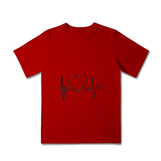 Nome do produto Camisa Classic Infantil Coração Sound