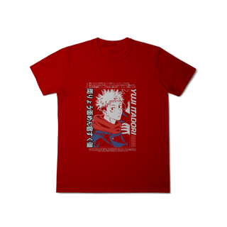 Nome do produto Camisa T-Shirt Classic Yuji Itadori Pronta para Lutar