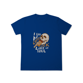 Nome do produto Camisa T-Shirt Classic I Like My Coffee Black Like My Soul