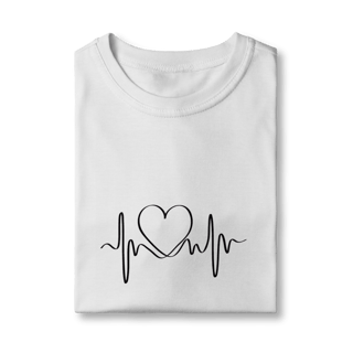 Nome do produto Camisa Classic Infantil Coração Sound