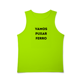 Nome do produto Regata Masculina Sport Dry UV Vamos Puxar Ferro