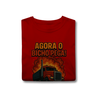 Nome do produto Camisa T-Shirt Classic Agora o Bicho Pega