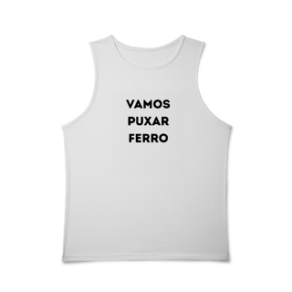 Nome do produto Regata Masculina Sport Dry UV Vamos Puxar Ferro