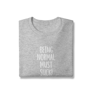 Nome do produto Moletom Prime Fechado Being Normal Must Suck
