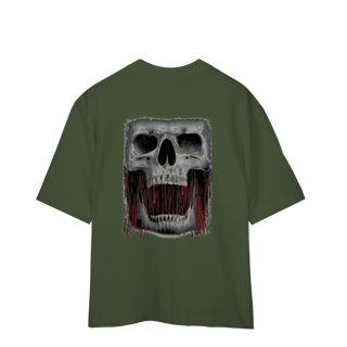 Nome do produto Camisa Oversized Caveira de Sangue
