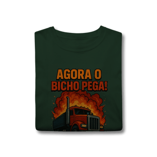 Nome do produto Camisa T-Shirt Classic Agora o Bicho Pega
